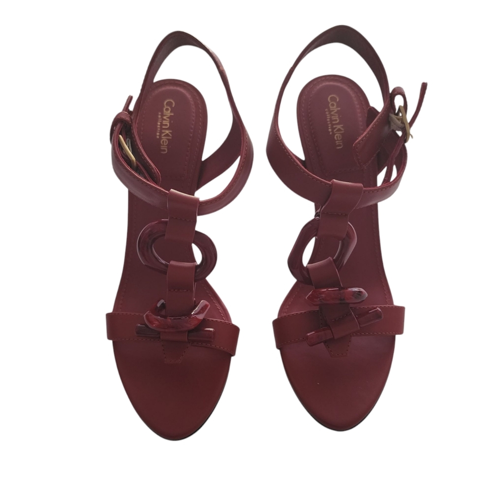 Calvin Klein Women's Red Sandals